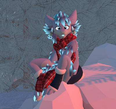 The Winterbold - Fluffy / Furred Kobold Avatar Base for VRChat by ItsGuusy