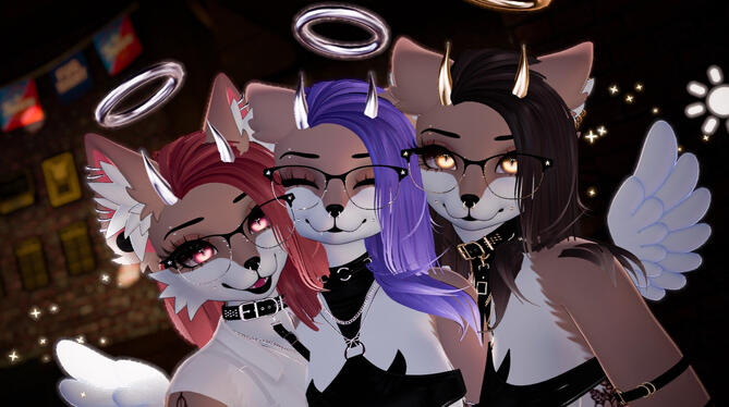 ♡ Junie ♡ PC/QUEST/FACETRACKING FURRY VRCHAT AVATAR ♡