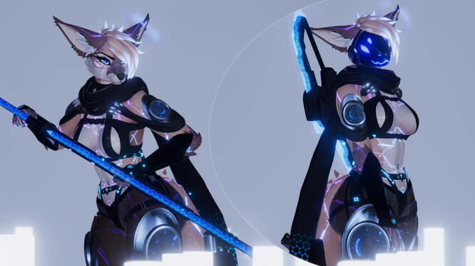 Nebula the Foxigen - Vrchat Furry