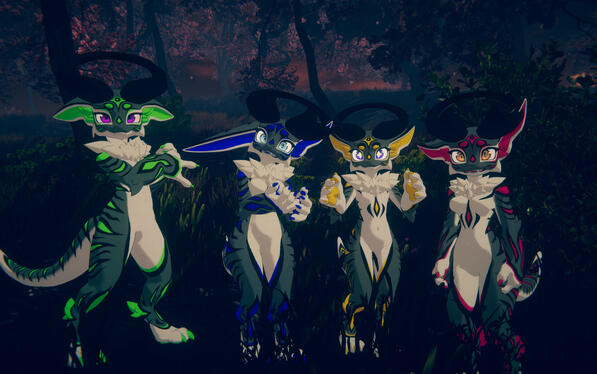 The Halonyx - A Friendly, Multi-Dimensional VRChat Avatar